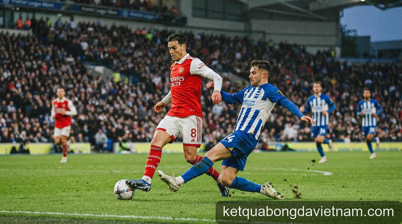 Arsenal và thử thách tại Amex: Liệu Brighton có thể chặn đứng đà thăng hoa của nhà đương kim vô địch?